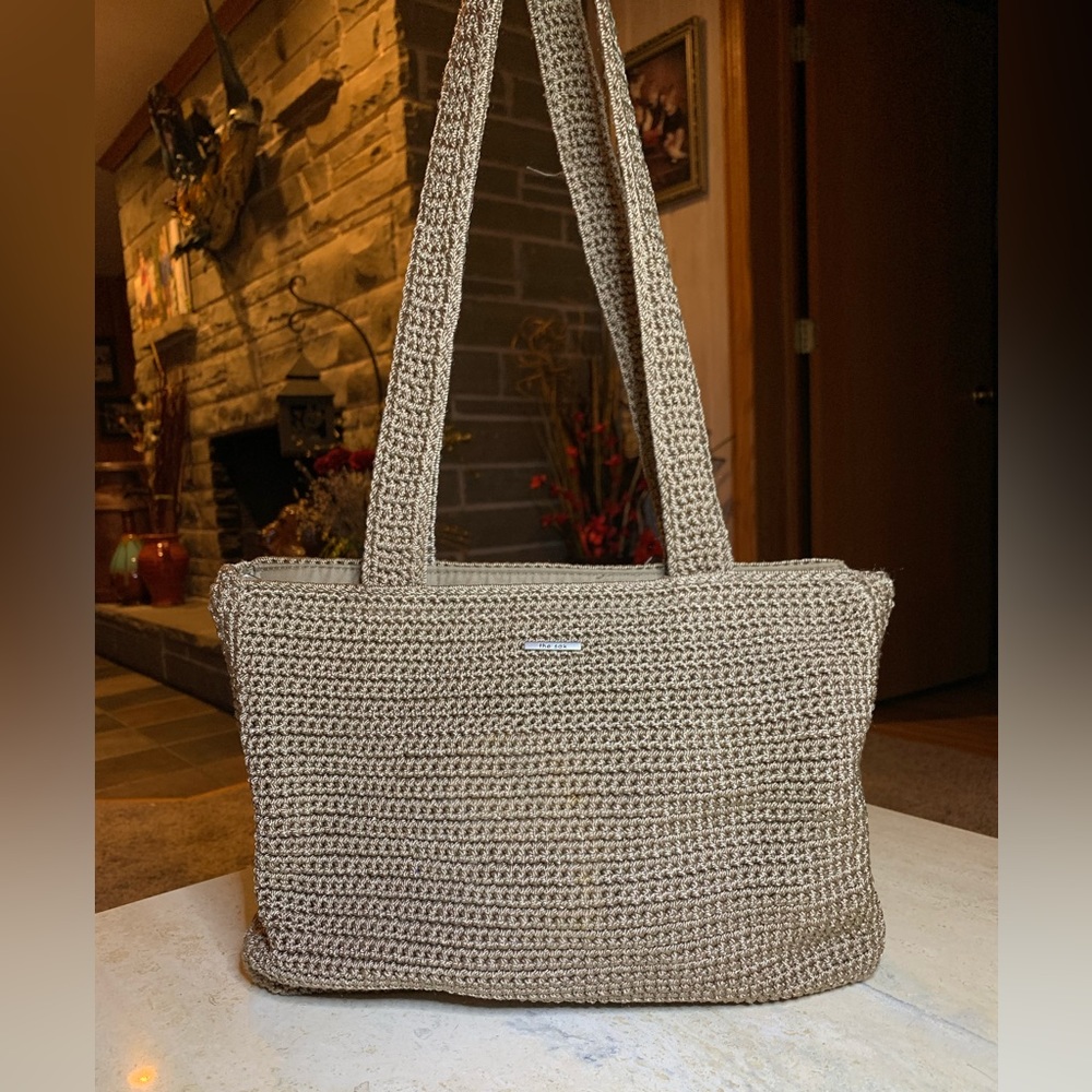 The Sak Crochet Hobo Bag EUC